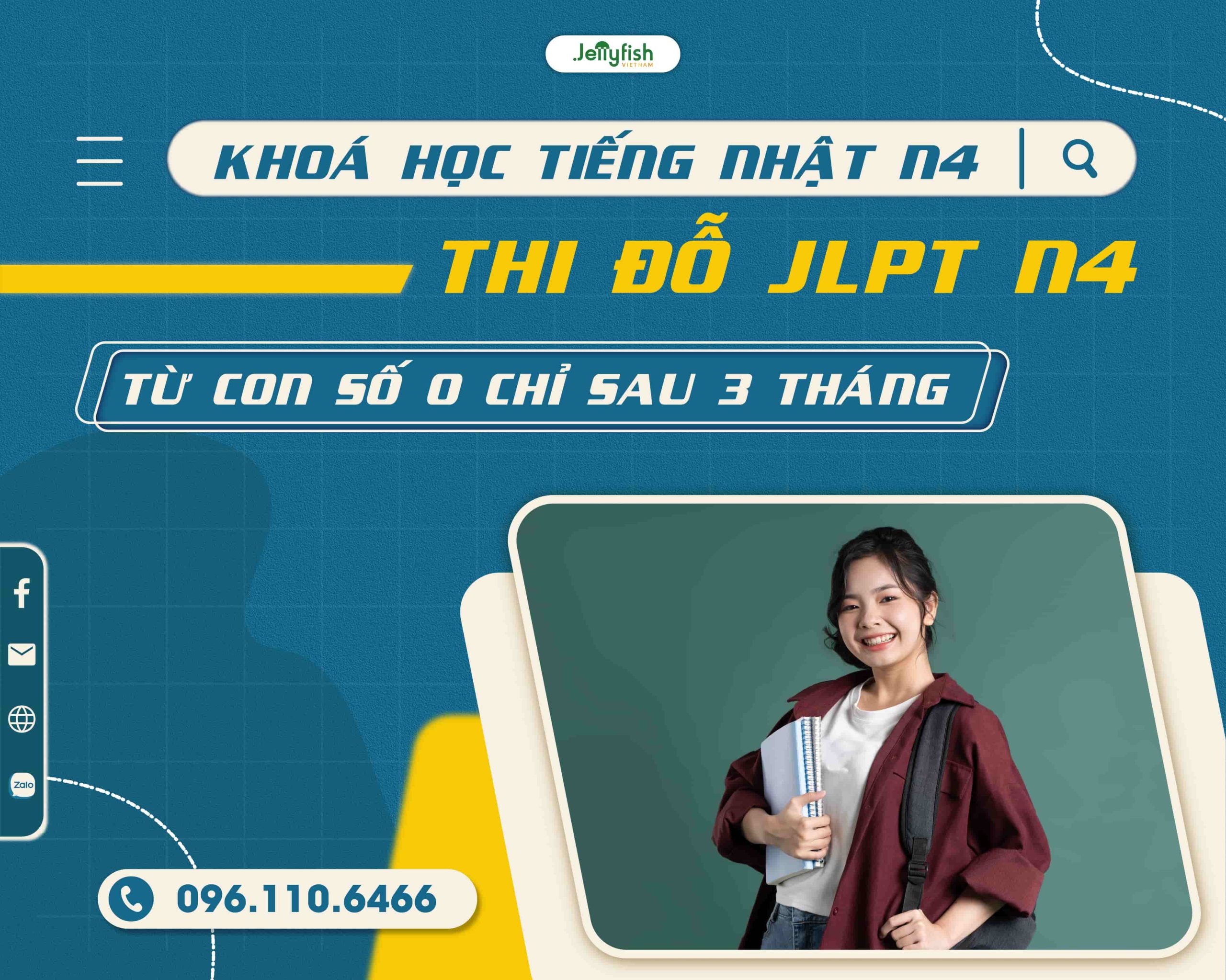 Khoá học tiếng Nhật N4 thi đỗ JLPT N4 chỉ sau 3 tháng Khoá học tiếng Nhật N4 thi đỗ JLPT N4 chỉ sau 3 tháng