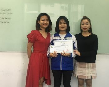 Bạn Nguyễn Thị Diễm Quỳnh – Lớp N4 1P – CN Hà Nội