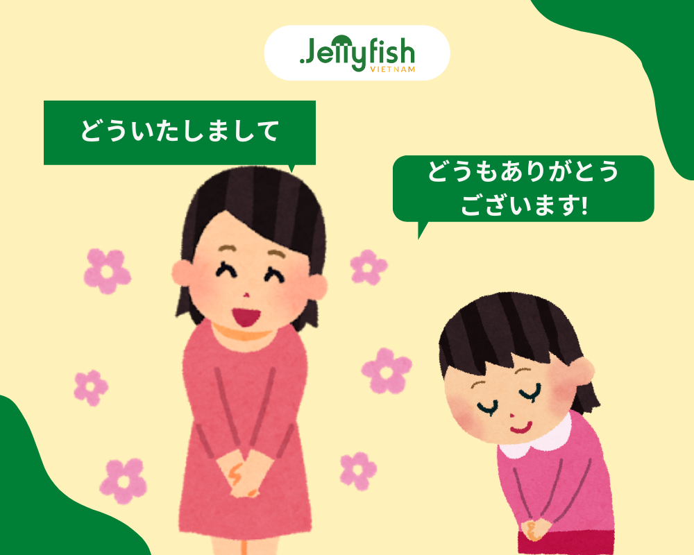 cách đáp lại lời cảm ơn trong tiếng Nhật