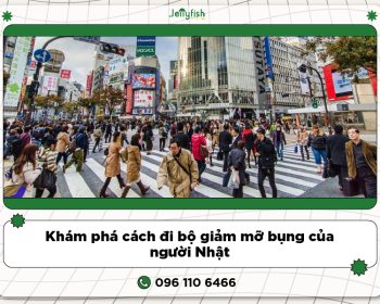 cách đi bộ giảm mỡ bụng của người nhật