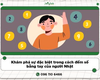 Khám phá cách điếm số bằng tay của người Nhật